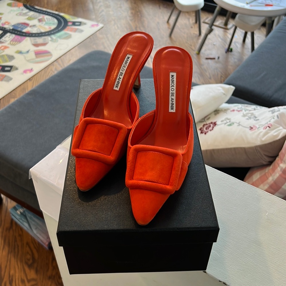 Manolo Blahnik Maysale Mules